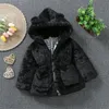 Girls Clothing Baby Coats for Fur Collar Jackets For Winter Autumn Kids Clothes Plus Velvet Thick Denim Children Outerwear 231220