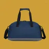 Utomhuspåsar hög kapacitet rese bagage duffel påse bärbar blå sport gym väska ljus vattentät nylon fitness män simning träning