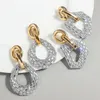 Dangle Earrings FishSheep Statement Geometric Acrylic Crystal Big Earring For Women Large Irregular Drop Party Jewelry Gift
