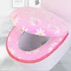 Type à fermeture éclair Couverture de toilette imperméable Ménage d'hiver Coral Velvet Woilet Soutr Cushion Universal Comfort Toilet Soupt Couvercle 231221