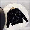 Pullover Kindermode Truien Jongens Meisjes Uni Baby Plevier Herfst Winter Sweatshirts Kinderen Houden Warm Brief Gedrukt Trui Jumper C Dhoie