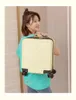 حقائب Y2371 Universal Wheel Box Travel Case 20 بوصة العربات الجلدية الصغيرة للرجال الجلدية