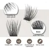 Faux Cils DIY Cluster Cils Extension De Cils Individuels 3D Russe Cils Clusters Volume Vison Bundle 80PCS Longueur Mixte