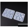 Molds Gem Resin Mold Cabochon Sile Molds Fruit Cherry Mod Uv Epoxy Craft Jewelry Pendant Earring Charm Making Drop Delivery Dhgarden Dhfm0