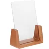 Frames Image Craft Craft Wood Po Small Ornements en bois en bois, support de panne