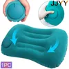 JJYY Travel Pillow Air Inflatable Airplane Car Pillows Pillow Folding Press Type Bed Pillows Neck Cushion Home Office Supplies 231220