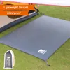 Bâche de camping imperméable épaissir tapis de pique-nique tapis de plage durable tente multifonctionnelle empreinte soleil auvent feuille de sol pour la randonnée 231220