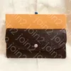 Emilie Wallet Fashion Женская кнопка Длинная кошелька Пум для карты круглой монеты Zippy коричневый водонепроницаемый холст высококачественный коробка Dust b288a