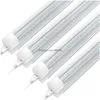 Led Tubes 8Ft Light Tube Wholesale 72W T8 8Feet Fa8 Single Pin G13 R17D Integrated Double Sides Smd2835 Ac85-265V Shop Lights Garage Dhwo0