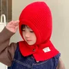 Child Beanie/Skull Caps Parent Autumn/Winter Balakrafa Pullover Neck Ear Protection Hat Children's Cold And Warm Knitted One Piece 898