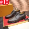 Scarpe da uomo di lusso da 40 model abiti da business uomo firma di scarpe da design formale slip-on piatti slip-on feste di nozze oxfords