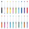 Four-Colors Refill Beaded Ballpoint Pen DIY Beadable Pens Wedding Party Guest Gift Christmas Year Deco