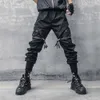 11 Bybb's Dark 2022 Spring Hip Hop Cargo Pants Men Tactical Functional Joggers pantaloni elastici in vita elastico pantalone nero W605