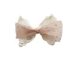 Filles étoiles ruban arcs épingles à cheveux enfants dentelle broderie arcs pince à cheveux boutique bébé barrettes enfants tout assorti princesse accessoires Z6198