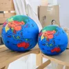 Globe Plush Toys Stuffed Plysch Ball Soft Doll Plush English Terrestrial Globe Pillow Toys for Children Training and Learning Toy 231220