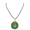 Pendant Necklaces Mother Earth Statue Green Goddess Necklace Fashion Jewelry Unisex