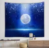 Tapissries Moon Stars Tapestry Wall Hanging Hippie Witchcraft Tapiz Farmhouse Decor Tenture Tapisserie Beach Bohemian Custom