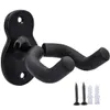 Guitar Wall Mount Hook Hook Acoustic Electric Bass Black Metal Uchwyt 231221