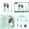 Face Care Devices Ckeyin Green Beauty Hine 7in1 EMS LED Licht Wrinkle verwijdering Skin Trapping Verwarmde trilling Oog Masr Wand 5 2202168 DHFJX