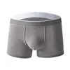 Cuecas há 4xl algodão masculino cueca boxers de cintura média solta grande tamanho jovens shorts curtos mens