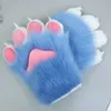 2 Stück Cartoon Plüsch Katze Cosplay Kostüm Nägel Krallen Handschuhe Pelzige Hand Pfote Anime Fäustlinge zum Geschichtenerzählen 231220