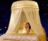 Mosquito romantico Net Princess Insect Net Net Hung Dome Letto su baldacchini adulti in pizzo rotondo tende a zanzare per letto matrimoniale9904633