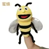 Owad miękki nadziewana lalka Dragonfly mrówki motyl Ladybug Cospaly Plush edukacyjne zabawki dla dzieci kawaii palec rąk Puppet 231220