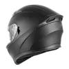 Caschi da moto Cappello da uomo Integrale Doppia visiera Motocross Dirt Bike Motoslitta con extra trasparente e lente