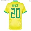 Fans toppar Tees 2023 Brasils Soccer Jerseys 22/23/24 Casemiro L.Paqueta Richarlison Neymar Shirt Raphinha G.Jesus Vini Jr Rodrygo KID FOTBALL UNIFOR