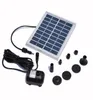 Solar Fountain Pump Water 9V 2W Power Decorative Pumps 150LH Pump1 Furniture Accessories6425707