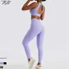 Active Sets 2PCS Seamless White Yoga Set Women Nude Feeling Tracksuit Suit Gym High Waist Fitness Leggings Gauze Breathable Sports Bras SetL231221