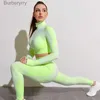 Conjuntos ativos sem costura conjuntos de ginásio esporte roupa para mulher yoga conjunto treino treino sportwear sutiã de fitness superior correndo leggings esportes suitl231221