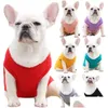 Vêtements pour chiens Grands vêtements pour chiens Sublimation Blanks Towser Vêtements pour chiens Blanc Chemises pour chiots vierges Couleur unie Petit T-shirt Coton Outwear Dhnyc