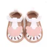 Babyschoenen 0-18M Zomer Geboren Baby Peuter Baby Meisjes Comfort Ademende Sandalen Schoenen Zonnebloem Platte Hak Rubber Zacht 3 Kleuren