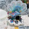 Blocchi Expert creativi Block The Little Mermaid Royal Clamshell Model 1808pcs Building Buildings Brick Toys Kids Reput Set compatibile con DHUF5