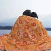 Battaniyeler Turuncu Bohemian Berber Geleneksel Fas Battaniyesi Polar Tekstil Dekasyonu Nefes Alabilir Hafif Atma Yatak Kanepesi