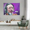 Arazzi Alan Watts | Edizione viola Pittura di arazzi Decorazioni per la casa Accessori Estetica della stanza