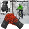 Luvas aquecidas para o inverno 3.7V Bateria recarregável alimentada por aquecimento elétrico mão mais quente luva de esqui para pesca esqui ciclismo 231220