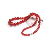 Chaînes 6-14mm ronde rouge onyx tour chaîne perles collier calcédoine pierre naturelle cou porter pour les femmes bricolage bijoux de mode cadeaux de la mère