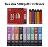 Original Filex 5000 Züge 650 mAh E-Zigaretten Zigaretten Vorgefülltes Gerät Einweg-Vape Autorisiert 17 Farben auf Lager Bang Vape Razz Bar Iget Bar Vapsolo