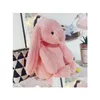 دمى Plush Mticolor ins Easter Plush Bunny Doll Big Ear Toy Wedding Rag Cartoon Childrens Gift Home Drop Drobts Toys Stuf DH2VJ