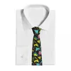 Bow bağları retro soyut moda 80 90s tarzı kravatlar erkekler sıska polyester 8 cm genişliğinde boyun aksesuarlar ofis