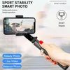 Bluetooth Handheld Gimbal Stabilizer Mobile Selfie Stick Halter Einstellbarer Selfie -Stand Handheld -Regal mit drei Pivots285d