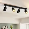 Wall Lamp TV Background Ceiling Spotlights Nordic Three Head LED Lights With Adjustable Angle