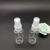 PET 30 ml de spray frasco de perfume vazio frasco com pulverizador de bomba tampas brancas garrafas portáteis de maquiagem para amostra de deslocamento de viagem PRQHN