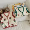 Winter Baby Vesten Fleece Mouwloze Jassen voor Kinderen Warme Jongens Meisjes Windjack Cartoon Bloem Leuke Peuter Jassen Kleding 231220