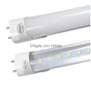 LED 튜브 스톡 미국의 LED 튜브 스톡 4 피트 T8 라이트 22W 28W 1200mm 형광등 램프 교체 Regar Tube AC ​​110-240V FCC 드롭 배달 조명 LIGHTI DHMVW