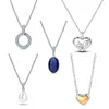 Pendanthalsband 2023 Fine Charms smycken för kvinnor 925 Sterling Silver Making Original Designer DIY PEADS Pärledkedja