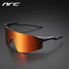 NRC 3 Lens UV400 Cycling Sunglasses TR90 Sports Bicycle Glasses MTB Mountain Bike Fishing Hiking Riding Eyewear for men women 231220