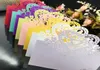 Cartes de Place découpées au Laser, décorations de Table de fête avec cœurs et fleurs, étiquettes nominatives sculptées en papier, mariage 3954539